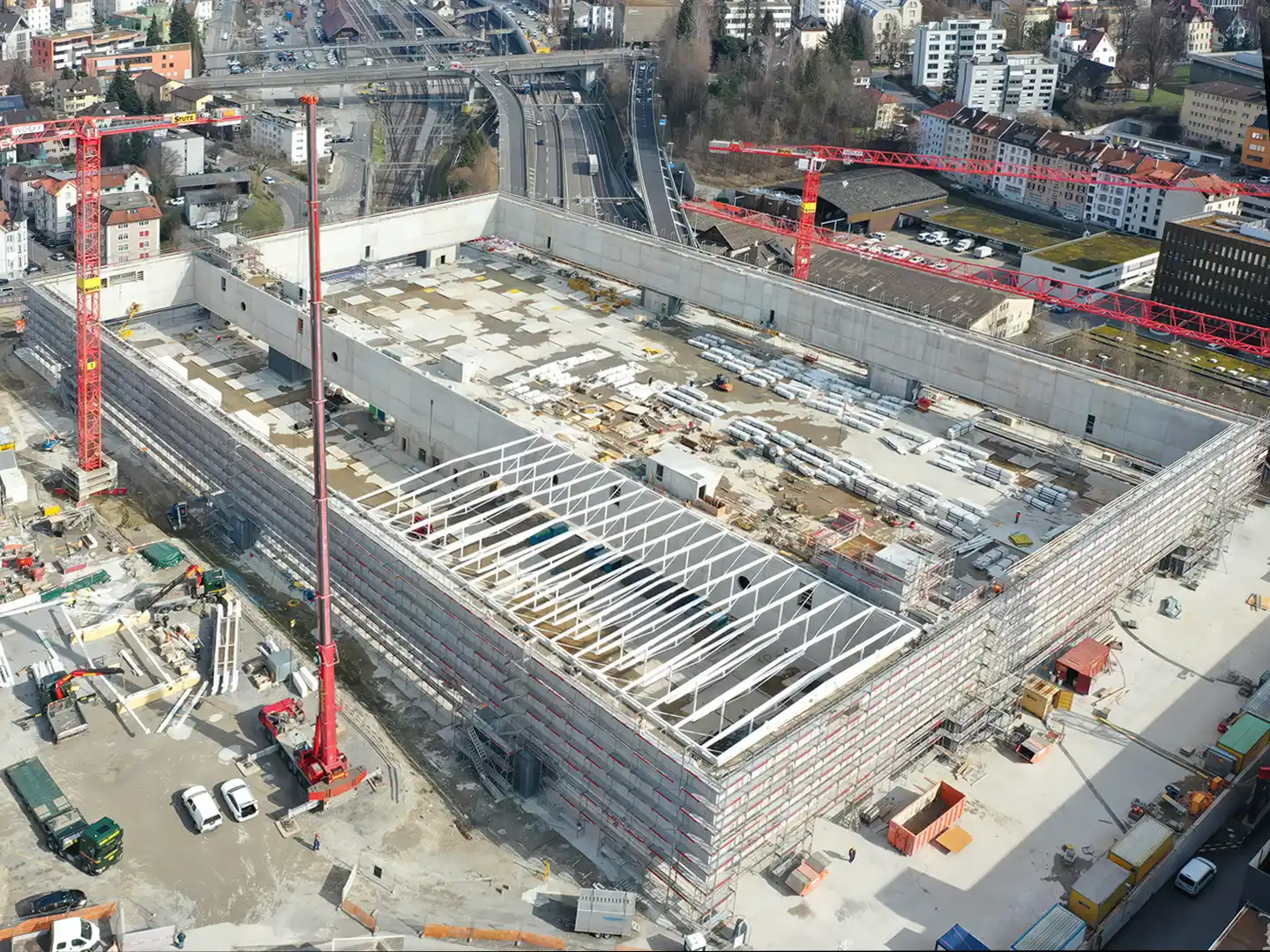 Foyer / Vordach Olma-Halle St.Gallen