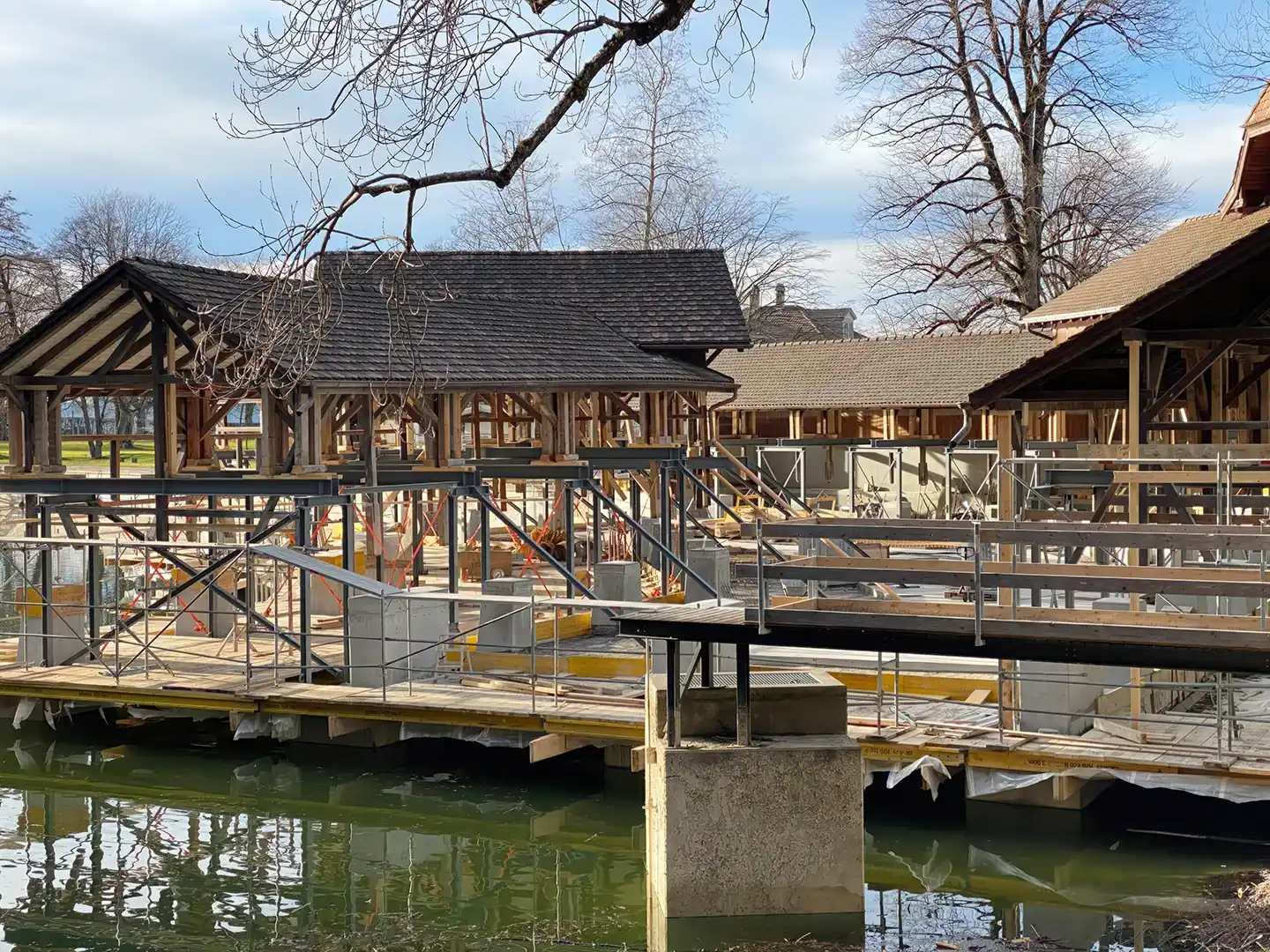 Sanierung Frauenbad Dreilinden, St. Gallen Sanierung Frauenbad Dreilinden, St. Gallen